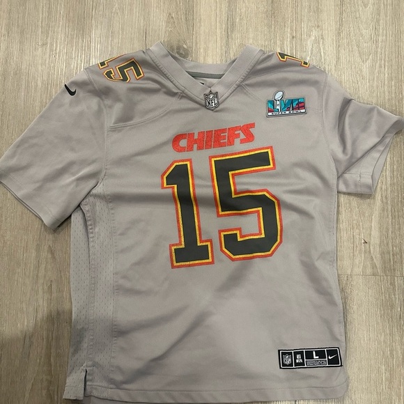 Nike Other - Gray Nike Chiefs Jersey with NFL Logo